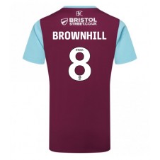 Burnley Josh Brownhill #8 Hjemmedrakt 2024-25 Kortermet